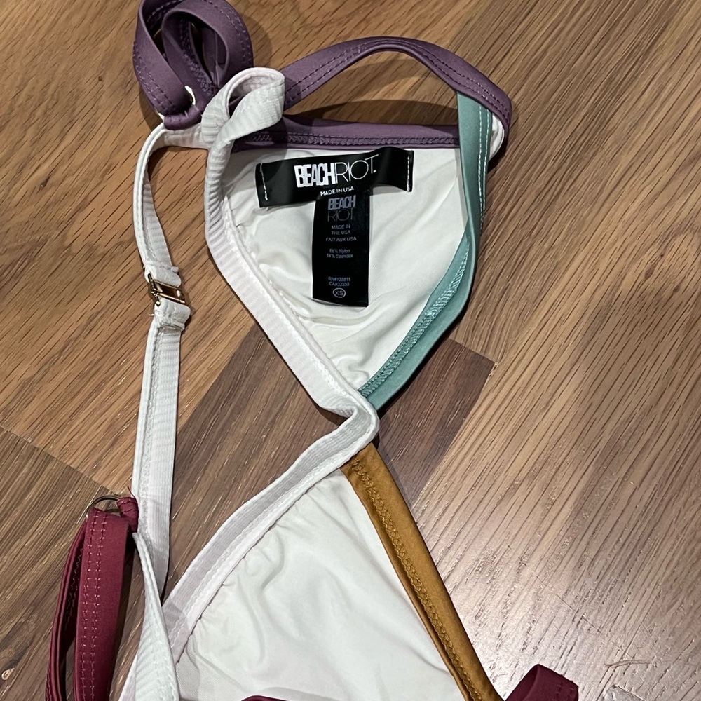 Beach Riot Multicolor Bikini Top - Picture 2 of 4